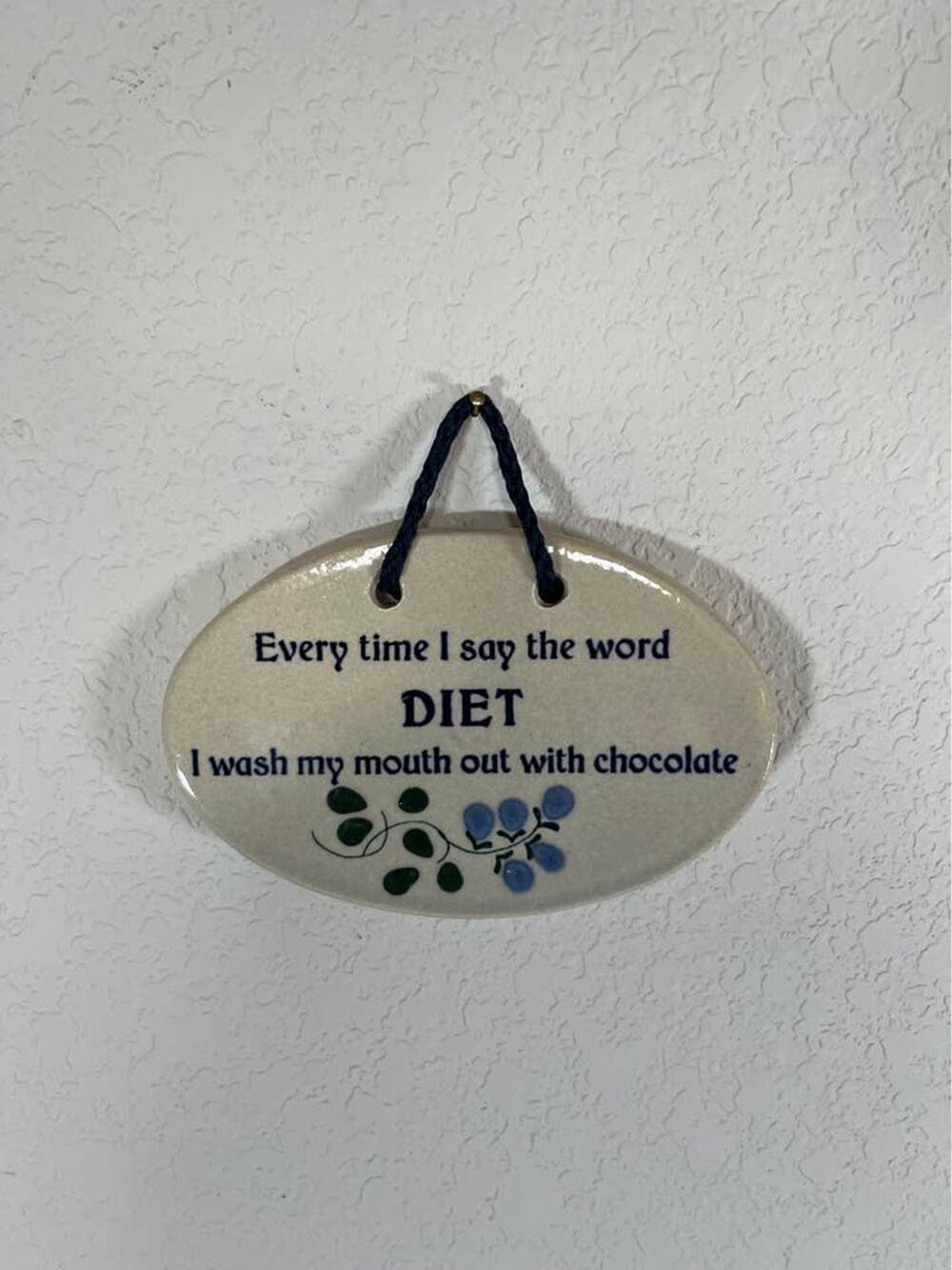 Mountaine Meadows Pottery Funny Ceramic Wall Plaque
